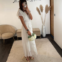 ROBE BLANCHE ALICIA - La Petite Somptueuse