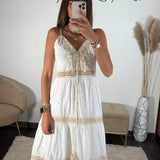 ROBE BLANCHE ASMA - La Petite Somptueuse