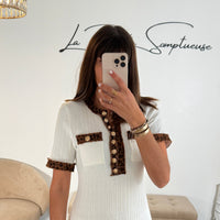 ROBE BLANCHE SANDY - La Petite Somptueuse