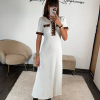 ROBE BLANCHE SANDY - La Petite Somptueuse