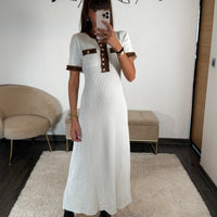 ROBE BLANCHE SANDY - La Petite Somptueuse