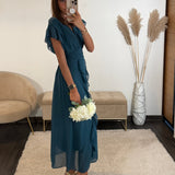 ROBE BLEU ALICIA - La Petite Somptueuse