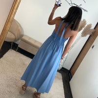 ROBE BLEU CORRINA - La Petite Somptueuse