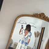 ROBE BLEU ET BLANCHE ASTRA - La Petite Somptueuse