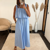 ROBE BLEUE ADELAIDE - La Petite Somptueuse