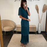 ROBE BLEUE APPOLINE - La Petite Somptueuse