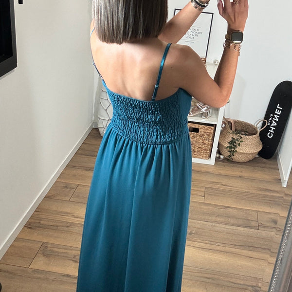 ROBE BLEUE CLOTILDE - La Petite Somptueuse