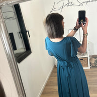 ROBE BLEUE ROMY - La Petite Somptueuse