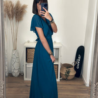 ROBE BLEUE ROMY - La Petite Somptueuse