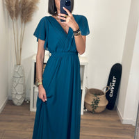 ROBE BLEUE ROMY - La Petite Somptueuse