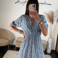 ROBE BLEUE STELLA - La Petite Somptueuse