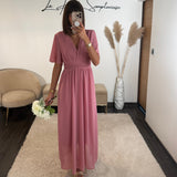 ROBE BLUSH LISON - La Petite Somptueuse