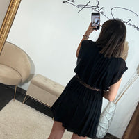 ROBE BRODERIE NOIRE BIANCA - La Petite Somptueuse