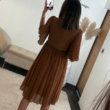 ROBE CAMEL HILONA - La Petite Somptueuse