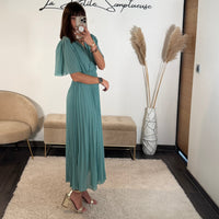 ROBE CELADON FLORIA - La Petite Somptueuse