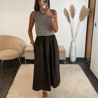 ROBE CHOCO RAYE JESSY - La Petite Somptueuse