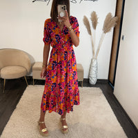 ROBE COLORE ELOISE - La Petite Somptueuse