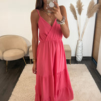 ROBE CORAIL AGATHA - La Petite Somptueuse