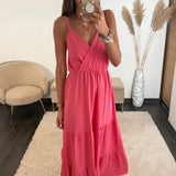 ROBE CORAIL AGATHA - La Petite Somptueuse