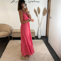 ROBE CORAIL AGATHA - La Petite Somptueuse