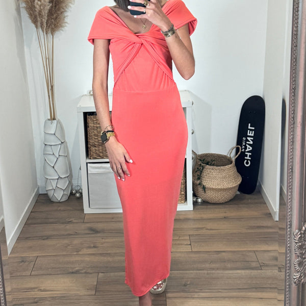 ROBE CORAIL NOELIA - La Petite Somptueuse