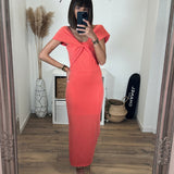 ROBE CORAIL NOELIA - La Petite Somptueuse