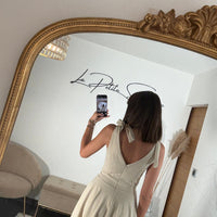 ROBE COURTE BEIGE NORA - La Petite Somptueuse