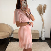 ROBE COURTE ROSE RACHEL - La Petite Somptueuse