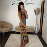 ROBE CROCHET ORANGE HOLLY - La Petite Somptueuse