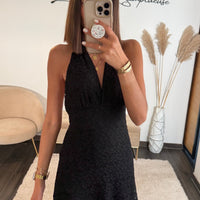 ROBE DENTELLE NOIR MARION - La Petite Somptueuse