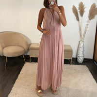 ROBE DOS CROISE ROSE KATIA - La Petite Somptueuse