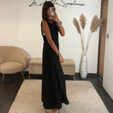 ROBE DOS NU NOIR ARMELLE - La Petite Somptueuse