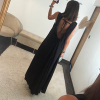 ROBE DOS NU NOIR ARMELLE - La Petite Somptueuse
