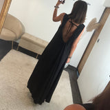 ROBE DOS NU NOIR ARMELLE - La Petite Somptueuse
