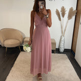 ROBE DOS NU ROSE BIANCA - La Petite Somptueuse