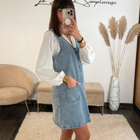 ROBE EN JEAN COLINE - La Petite Somptueuse