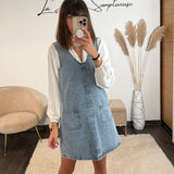ROBE EN JEAN COLINE - La Petite Somptueuse