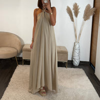 ROBE ETOILE BEIGE - La Petite Somptueuse