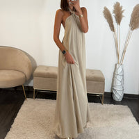 ROBE ETOILE BEIGE - La Petite Somptueuse