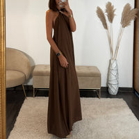 ROBE ETOILE CHOCO - La Petite Somptueuse