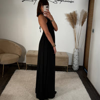 ROBE ETOILE DE MER NOIRE - La Petite Somptueuse