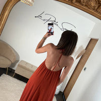 ROBE ETOILE DE MER TERRACOTTA - La Petite Somptueuse