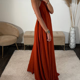ROBE ETOILE DE MER TERRACOTTA - La Petite Somptueuse