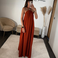 ROBE ETOILE DE MER TERRACOTTA - La Petite Somptueuse
