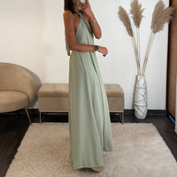ROBE ETOILE VERT D'EAU - La Petite Somptueuse