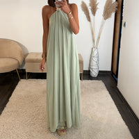 ROBE ETOILE VERT D'EAU - La Petite Somptueuse
