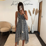 ROBE FLOWER BLACK AZIA - La Petite Somptueuse