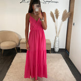 ROBE FUCHSIA AGATHA - La Petite Somptueuse