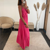 ROBE FUCHSIA AGATHA - La Petite Somptueuse
