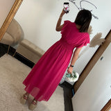 ROBE FUCHSIA ALICIA - La Petite Somptueuse